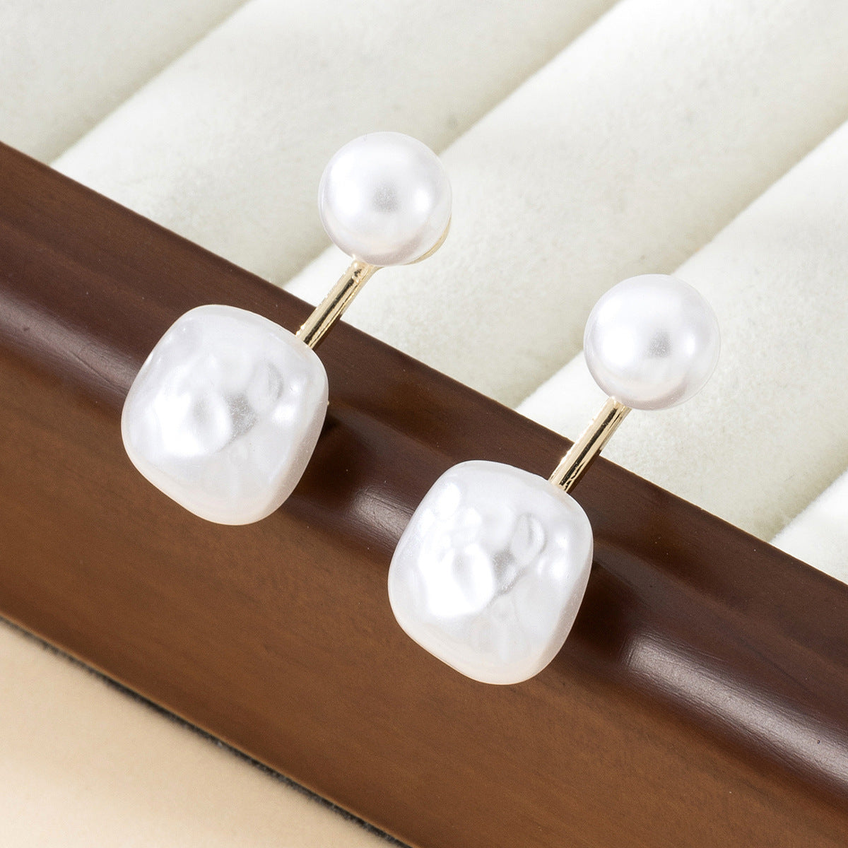 Simple French Irregular Ear Studs Korean Girl Pi-Mart