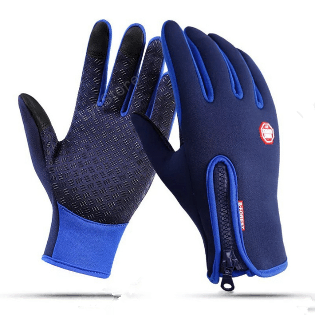 Winter Gloves Touch Screen Riding Motorcycle Sliding Waterproof Sports Gloves With Fleece Pi-Mart