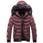 Autumn and winter men's Korean style hooded padded coat Pi-Mart