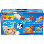Purina Friskies Ocean Of Delight Wet Cat Food Variety Pack, 5.5 oz Cans (40 Pack) EasyOptionXY LLC