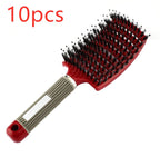 Hairbrush Anti Klit Brushy Haarborstel Women Detangler Hair Brush Bristle Nylon Scalp Massage  Teaser Hair Brush Comb Pi-Mart