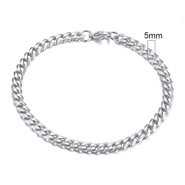 Vnox Men's Chunky Curb Chain Bracelet Pi-Mart