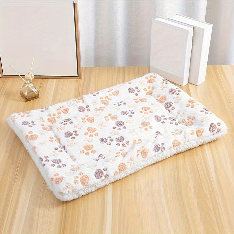 Warm Thickened Flannel Winter Blanket - Multicolor Pet Dog Sleeping Mat - Kennel Mat Lootquake LLC