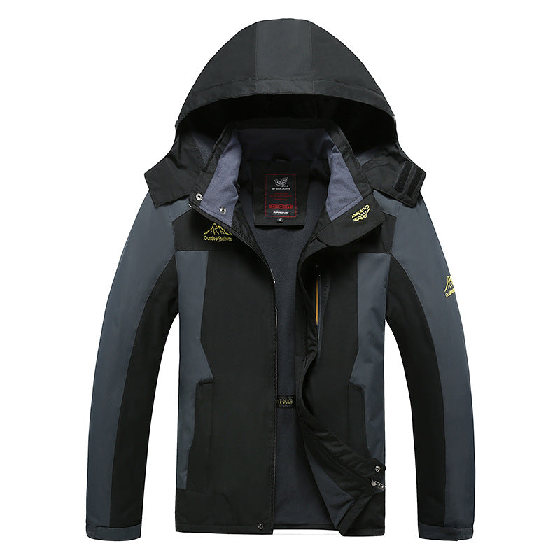 Jacket wind resistant, waterproof, waterproof, sports and leisure, jacket, jacket, and outdoor camping outdoors
