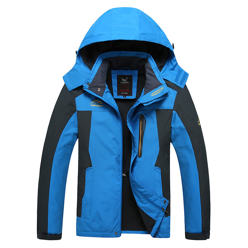 Jacket wind resistant, waterproof, waterproof, sports and leisure, jacket, jacket, and outdoor camping outdoors