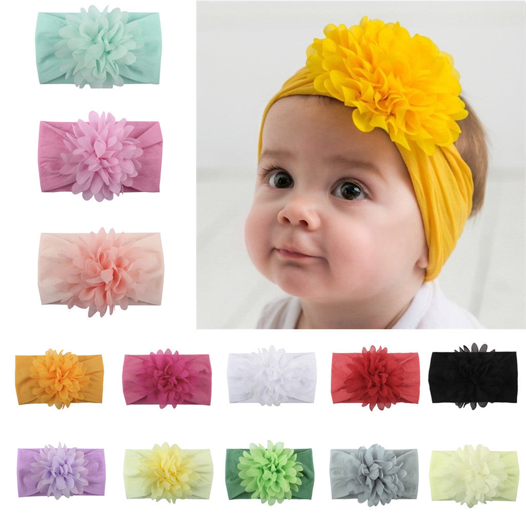 Creative Chiffon Flower Headband Baby Hair Accessories Cute Princess Headband Pi-Mart