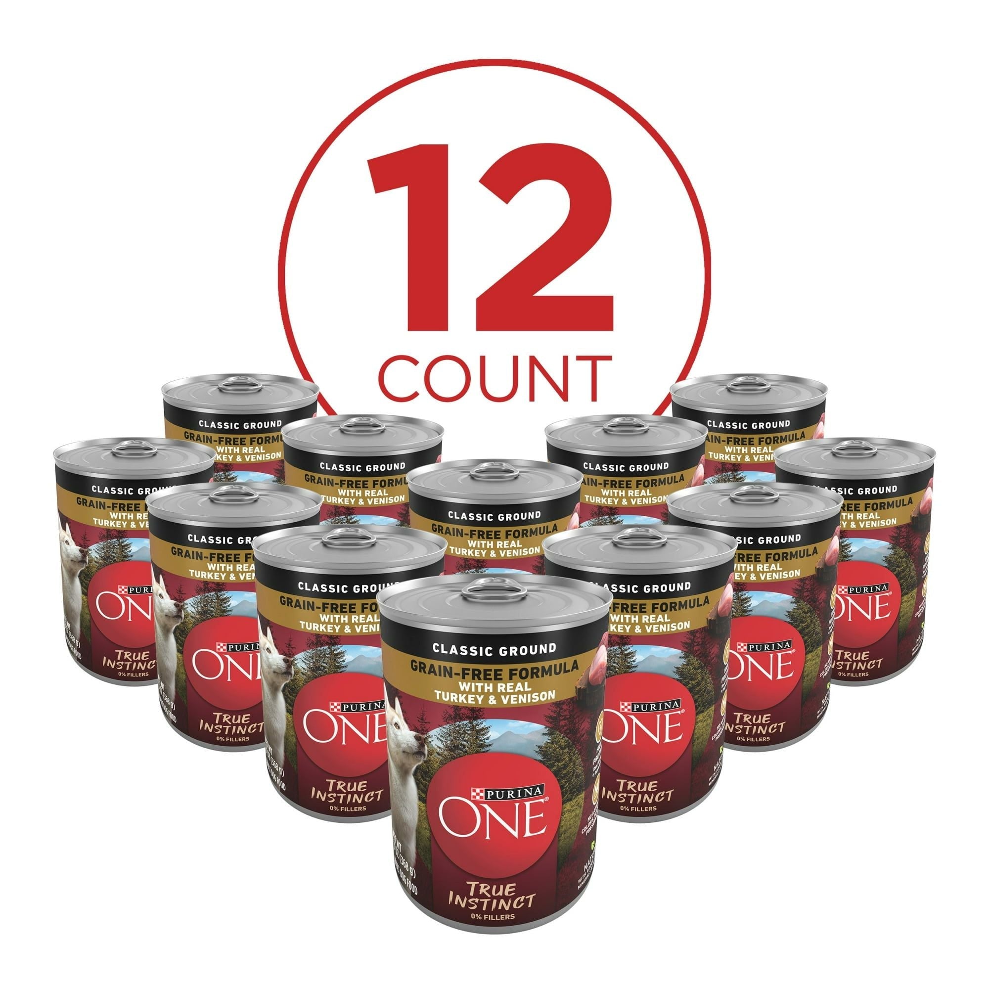 Purina One True Instinct Wet Dog Food for Adult Dogs, Grain-Free, 13 oz Cans (12 Pack) EasyOptionXY LLC