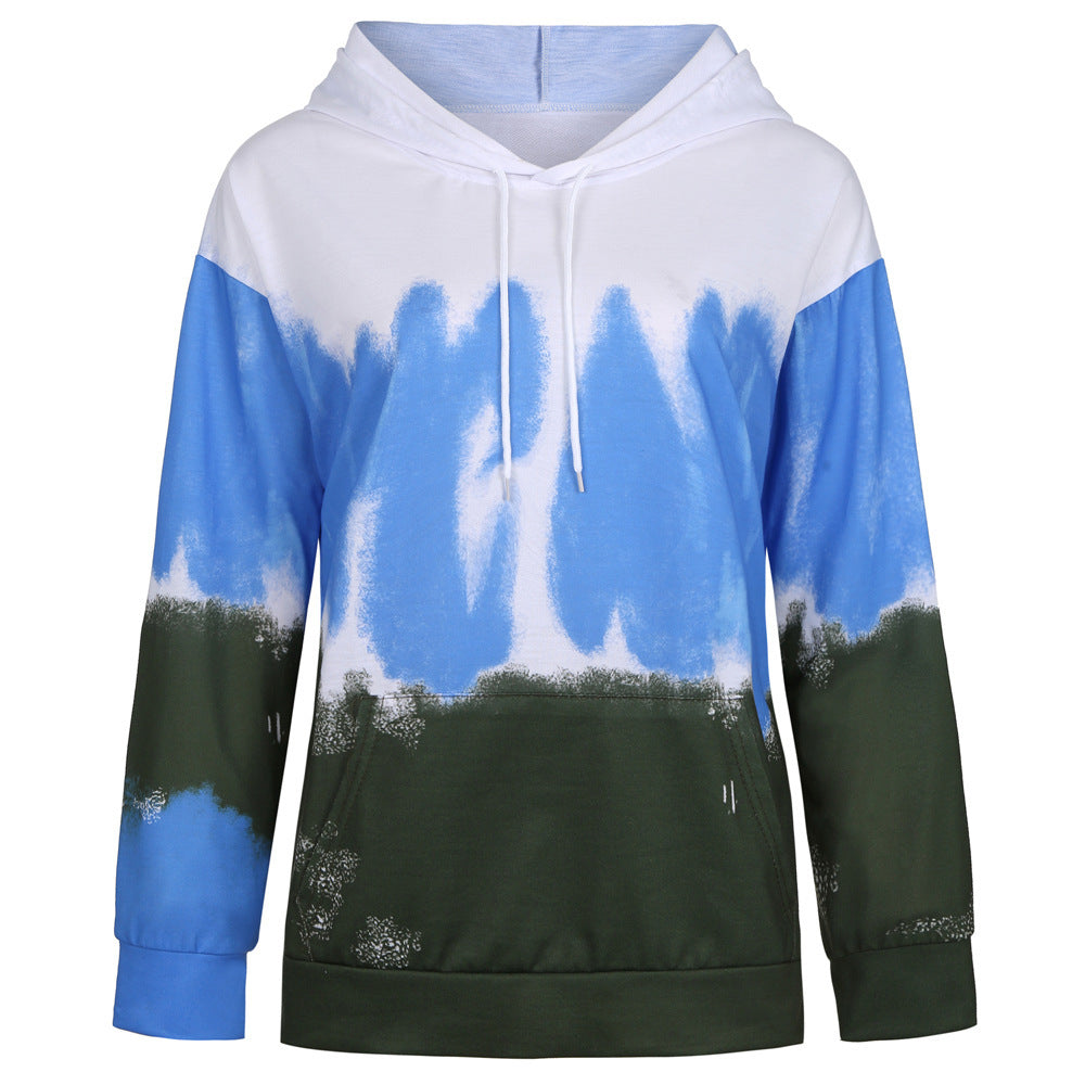 Tie-dye print hoodie Pi-Mart