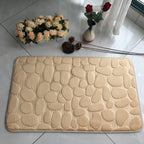Absorbent Non-slip Stone Embossed Carpet Floor Mat Pi-Mart