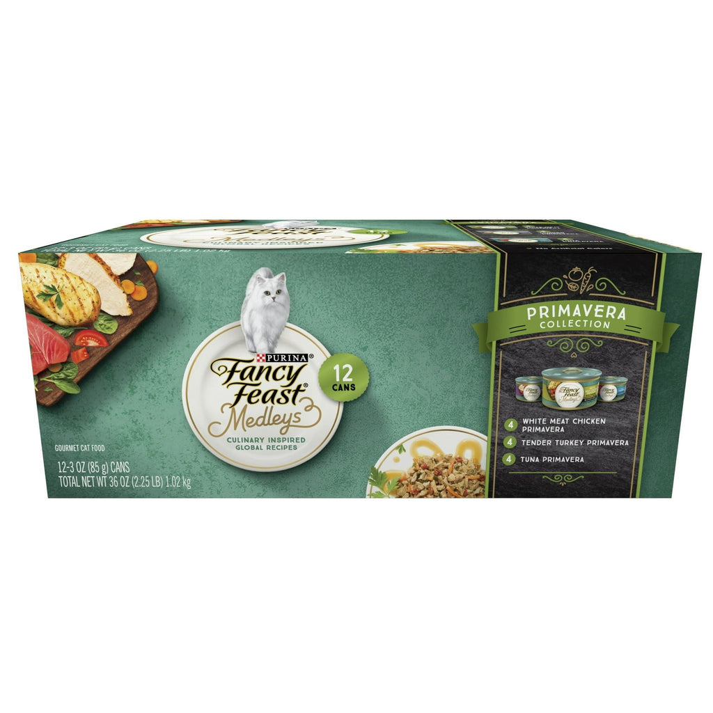 Purina Fancy Feast Medleys Wet Cat Food Variety Pack, 3 oz Tubs (12 Pack) EasyOptionXY LLC