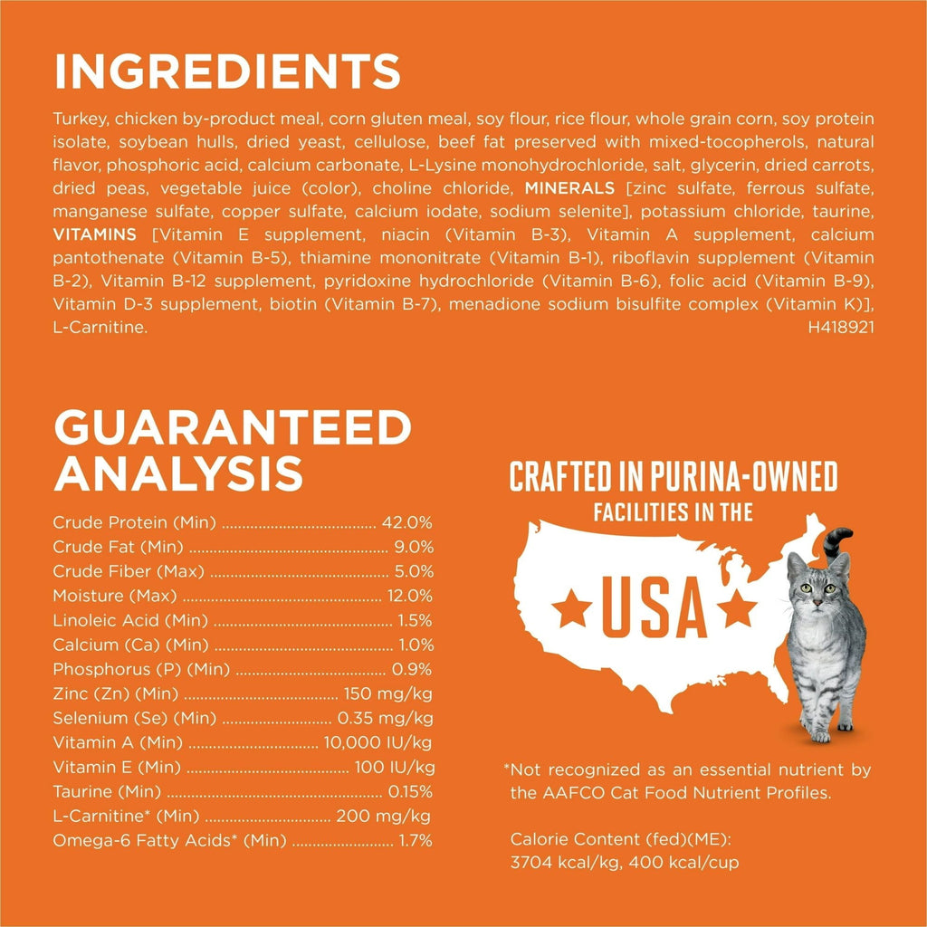 Purina One +Plus Ideal Weight High Protein Dry Cat Food Turkey, 16 lb Bag EasyOptionXY LLC