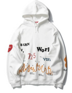 Fun letter printed sweatshirt Pi-Mart