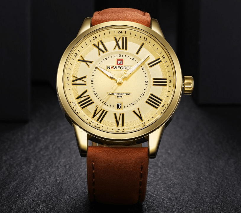 Universal Waterproof Watch With Details Of Great Design  Numbers And Date Display Perfect Gift - SJB-DIAMOND ELITES