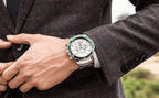 Men's Waterproof Watch With Chronometers, Date Display Excellent Background Unique Design Perfect Gift Stevvex