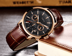 Men's  Waterproof Watch With Chronometers Day View Sport Analog Watches Excellent Look Perfect Gift For Him Stevvex