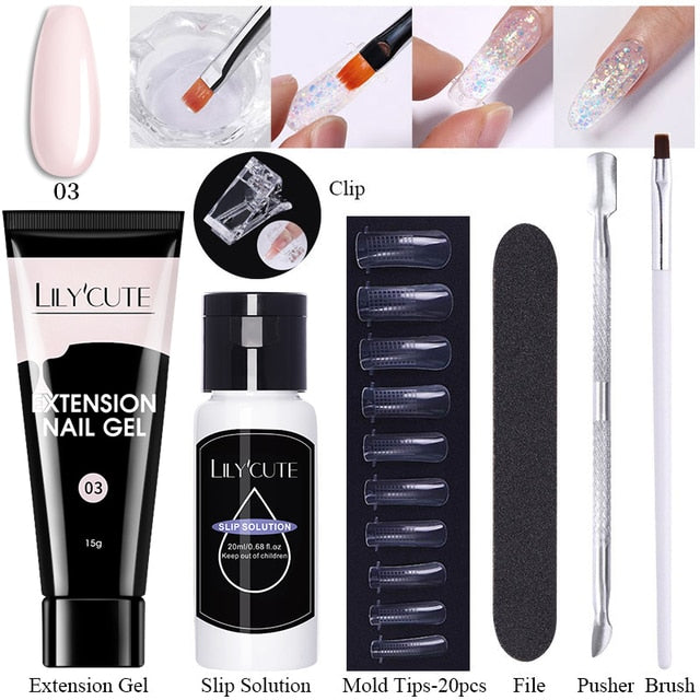 Extension Gel Set - SJB-DIAMOND ELITES