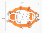 Non-slip Shoe Cover Snow Claw Winter Nail Chain Pi-Mart