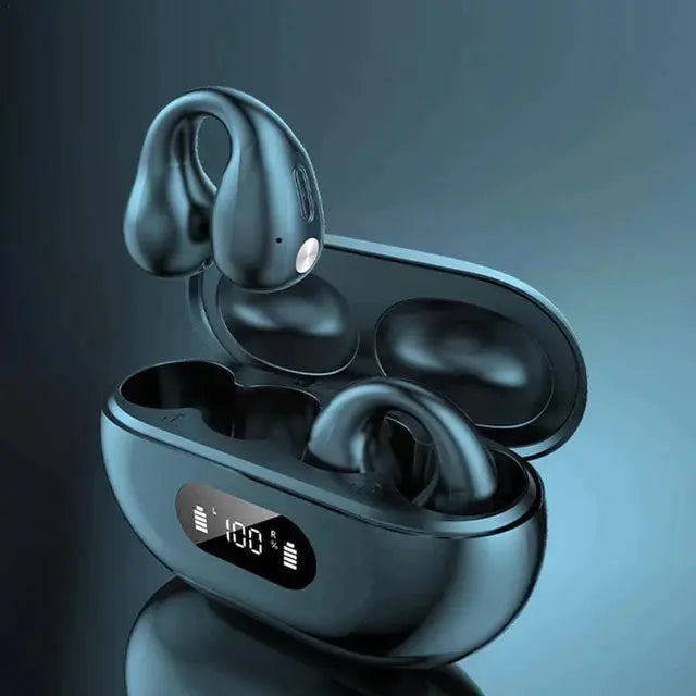 AudiClip - Wireless Ear Clip Bone Conduction Headphones Pi-Mart