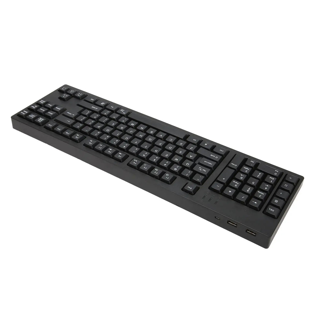 Left Handed Keyboard 109 Keys Micro USB Ergonomic Layout Plug and Play Office Keyboard for Business Accounting Designer - SJB-DIAMOND ELITES
