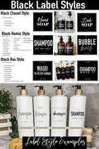 32oz White Plastic Refillable Dispenser Bottles - Reusable Soap Lotion Pump BandsCo Straps