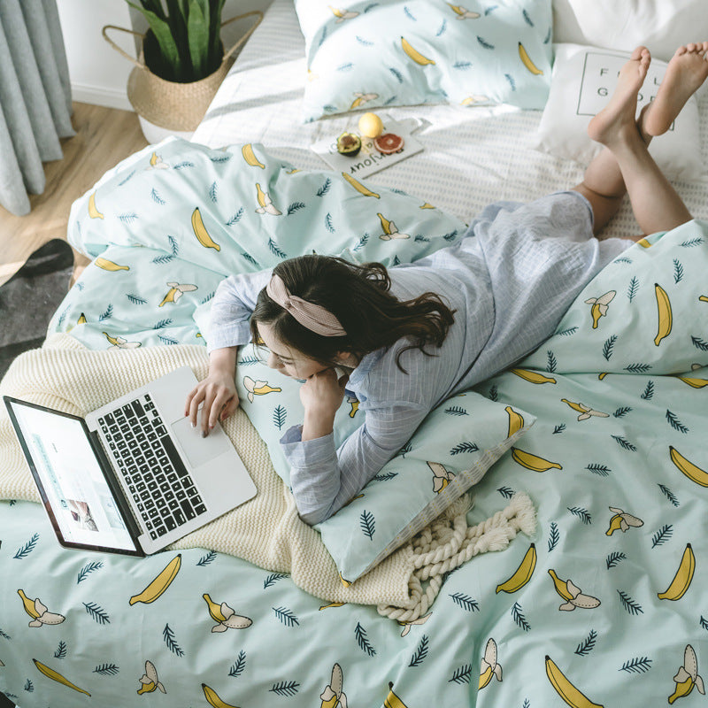 Pineapple double duvet cover spring and summer Pi-Mart