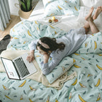 Pineapple double duvet cover spring and summer Pi-Mart