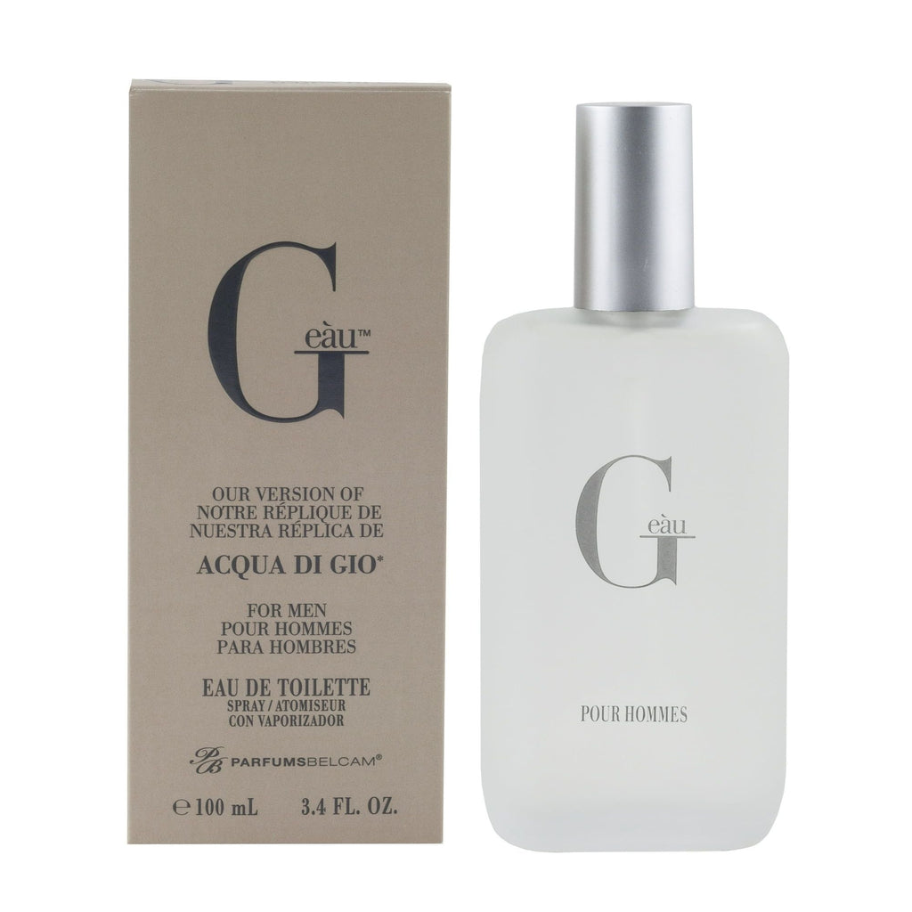 Parfums Belcam G Eau Eau de Toilette, Cologne for Men, 3.4 Oz