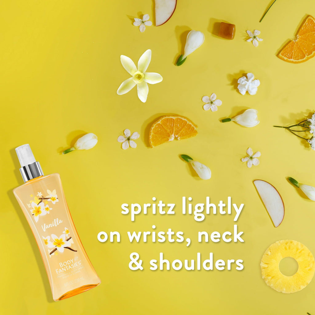 Body Fantasies Signature Fragrance Body Spray, Vanilla, 8 fl oz EasyOptionXY LLC