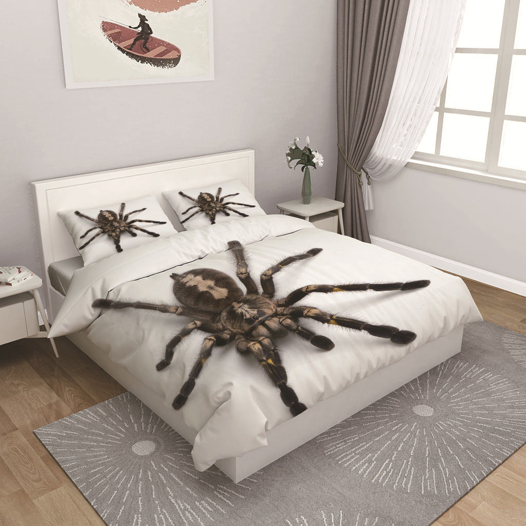 Little Spider Cross Duvet Cover Three Piece Set Pi-Mart