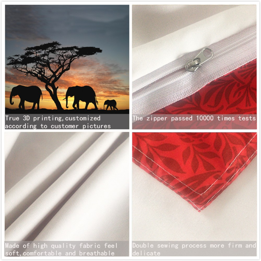 Elephant photo duvet cover Pi-Mart