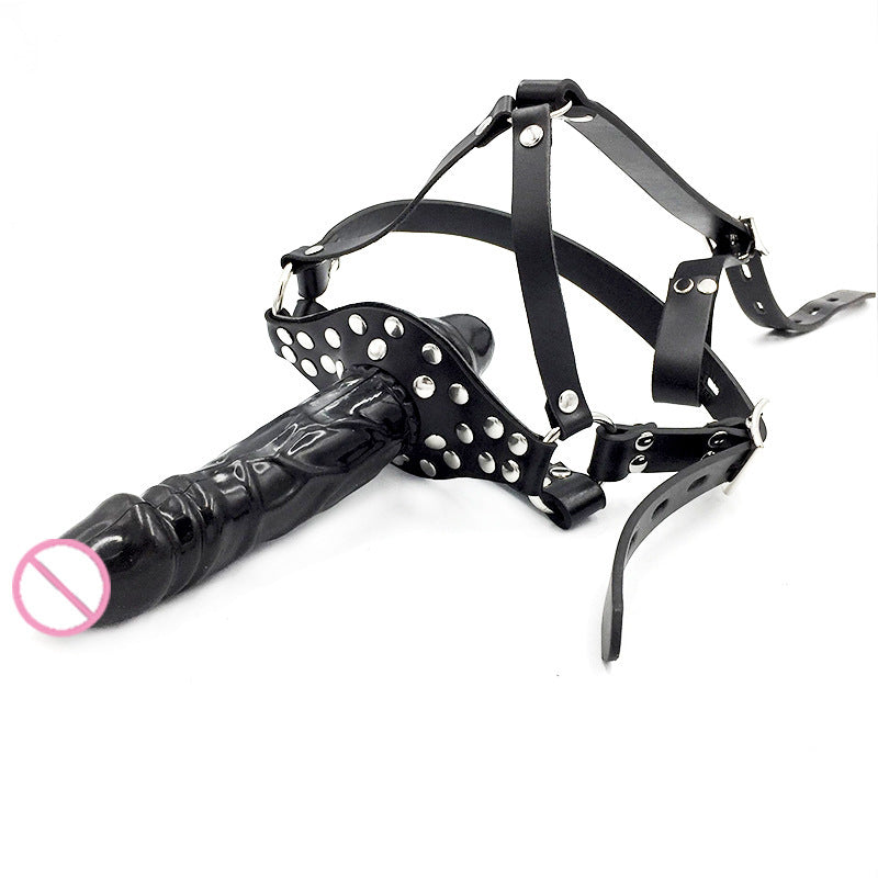 Horse Harness Type Double Head Dildo Ball Gag Women Wear Lootquake LLC