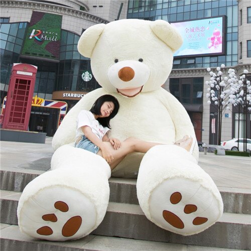 Giant Teddy Bear Plush Toy Huge  Soft Toys  Leather Shell Pi-Mart