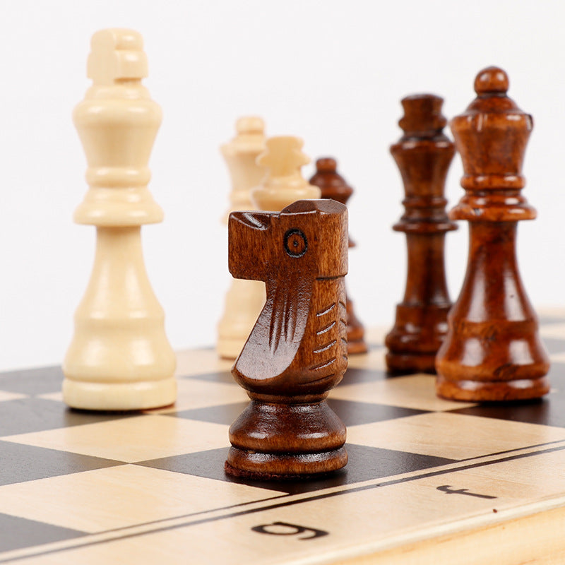 Magnetic chess set folding board board Pi-Mart