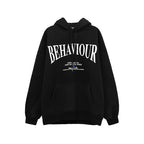 Simple Loose Plus Fleece Casual Hoodie Top