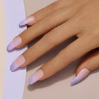 Salon Perfect Neon Modern French Ombre Purple Nail Set 24pc (File & Glue Included) EasyOptionXY LLC