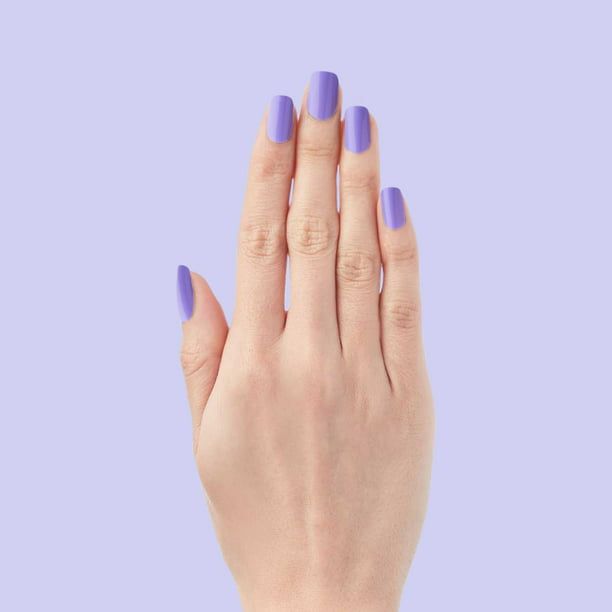 Olive & June Press-on Artificial Nails, Squoval Short, Purple, 42 Ct EasyOptionXY LLC