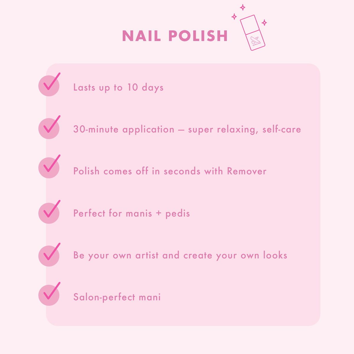 Olive & June Long Lasting Nail Polish, LD, Pink, 0.46 fl oz EasyOptionXY LLC