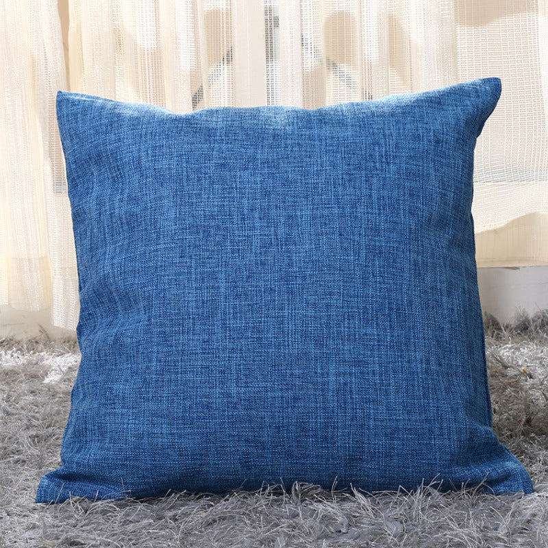 Solid color pillow cushion sofa cushion pillowcase Pi-Mart