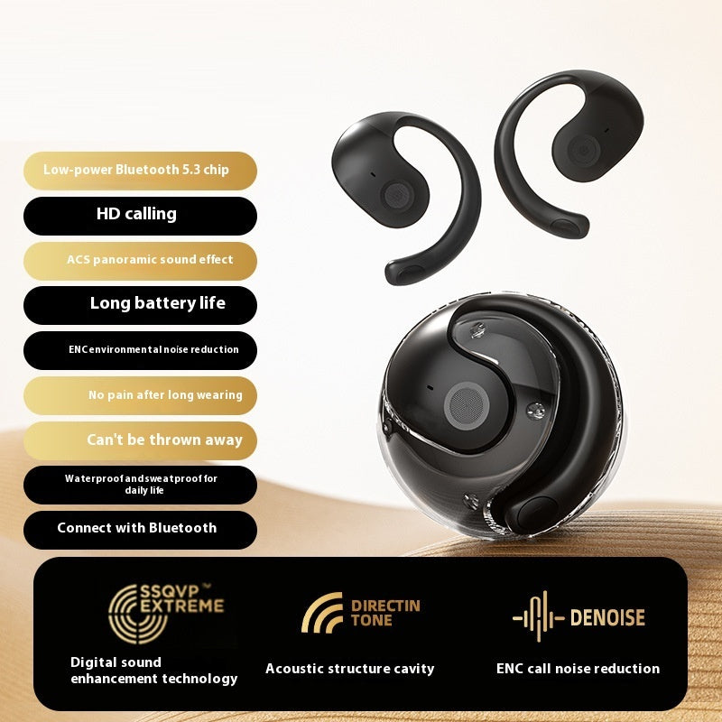AI Translation Small Coconut Ball Wireless Bluetooth Headset Ear-mounted Headset Pi-Mart