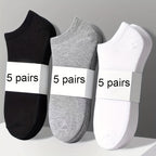 15 Pairs Unisex Low Cut Socks - Fashionable Solid Colors, Ultra-Soft & Featherweight - Ideal for Everyday Wear, Versatile Ladies & Gents Stockings & Hosiery Value Pack Lootquake LLC