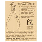 Equate Beauty Stainless Steel Easy Grip Non-Slip Toenail Nipper EasyOptionXY LLC