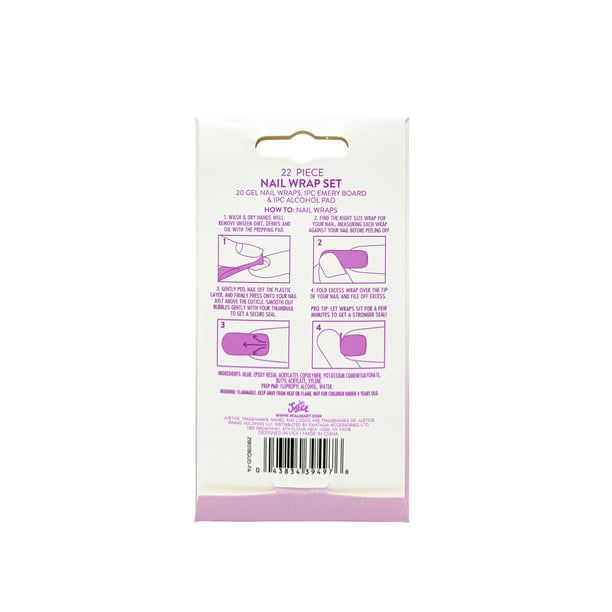 Justice Nail Wrap Set EasyOptionXY LLC