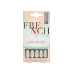 Salon Perfect Artificial Nails, 145 Neon Modern French Mint File & Glue Included, 30 Nails EasyOptionXY LLC