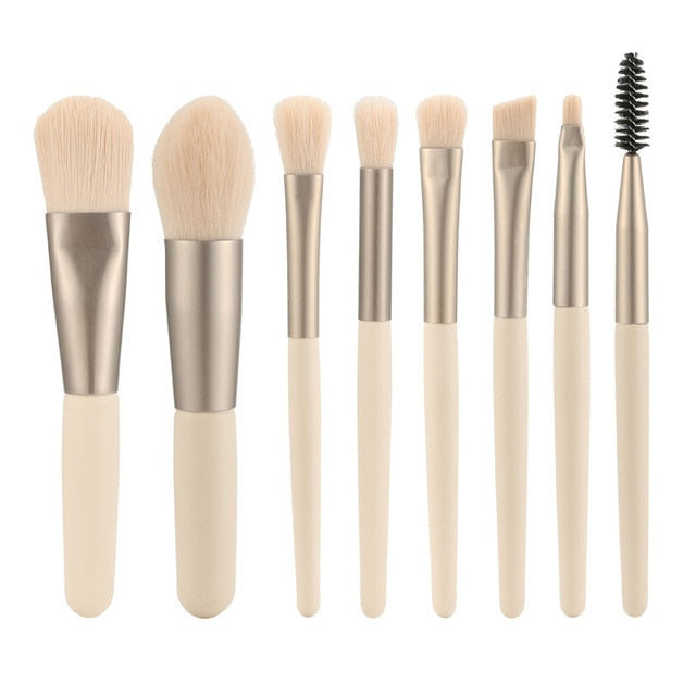 8Pcs Makeup Brushes Set - SJB-DIAMOND ELITES