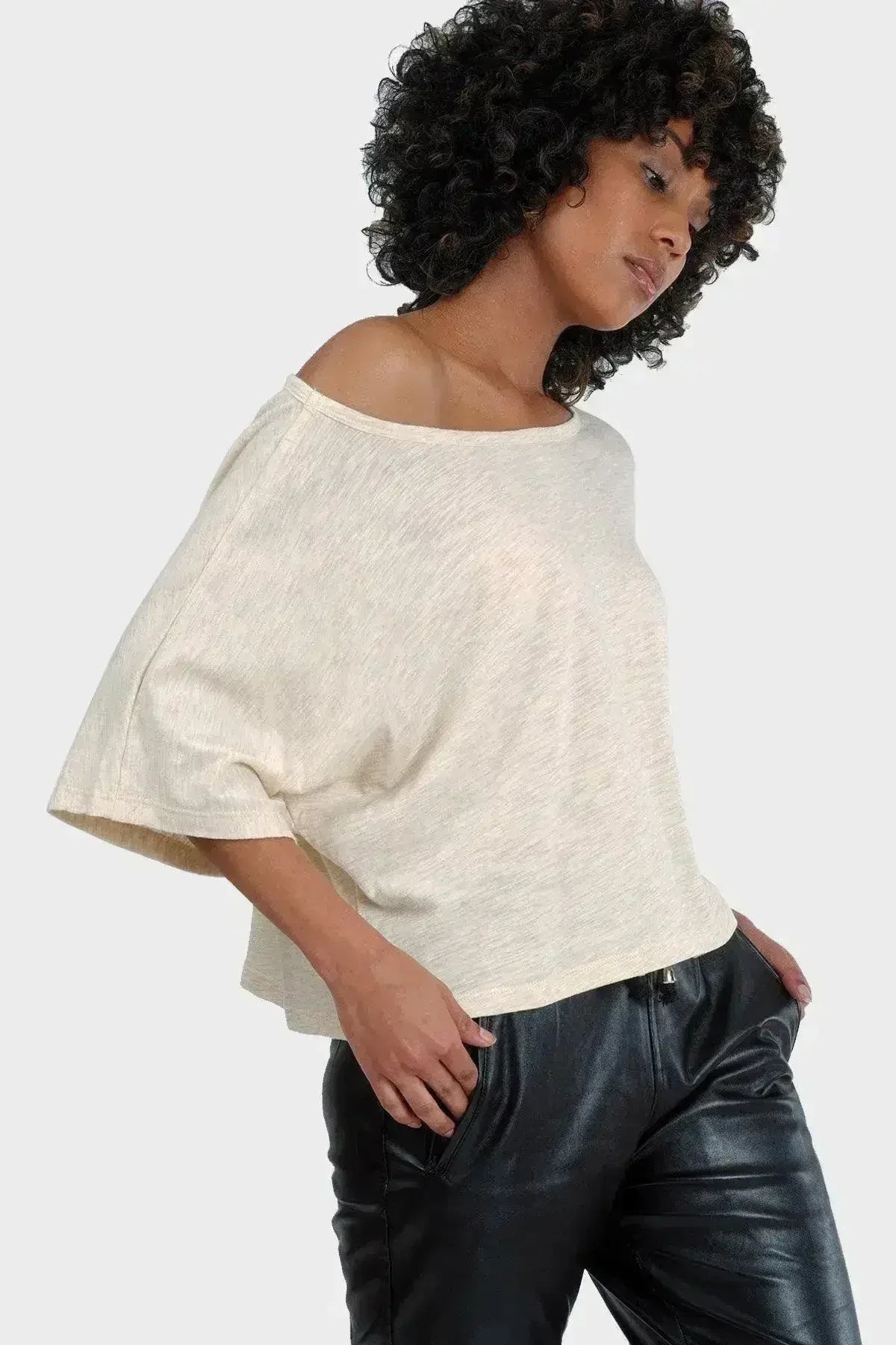 Organic Cotton Crop Top | Bamboo Rayon Blend | NYC Made - SJB-DIAMOND ELITES
