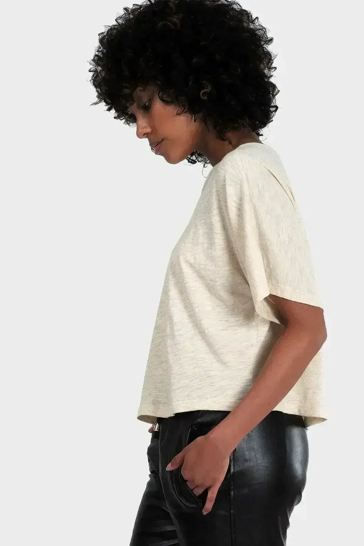 Organic Cotton Crop Top | Bamboo Rayon Blend | NYC Made - SJB-DIAMOND ELITES