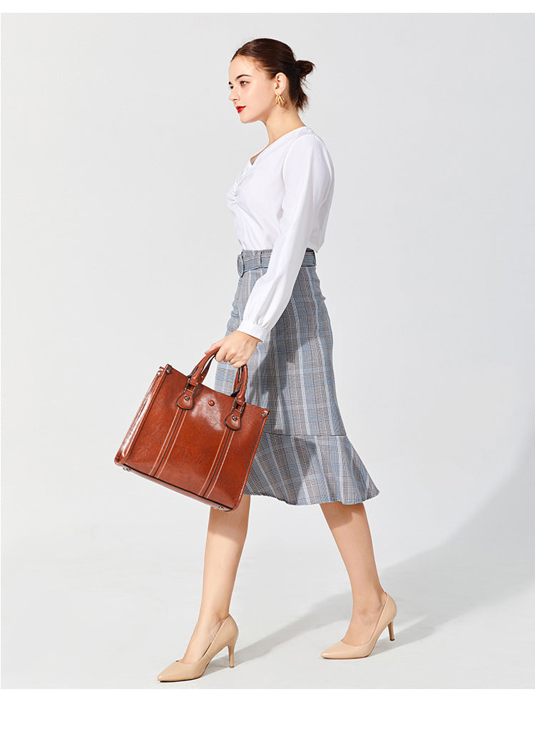 Multifunctional retro handbag Pi-Mart