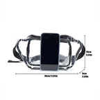 PVC transparent bag waterproof fanny pack Storage Bag for Portable Travel & Sports | Durable Fanny Pack with Clear Design for Secure and Easy Access - SJB-DIAMOND ELITES