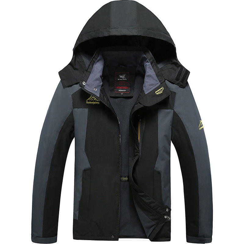 Jacket wind resistant, waterproof, waterproof, sports and leisure, jacket, jacket, and outdoor camping outdoors