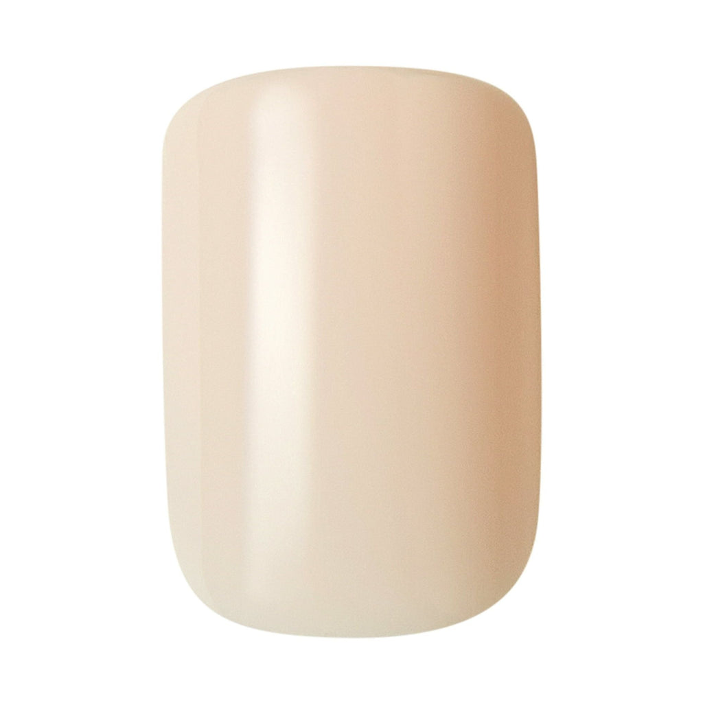 KISS Salon Color Short Square Fake Nails, Glossy Solid White, 28 Count EasyOptionXY LLC